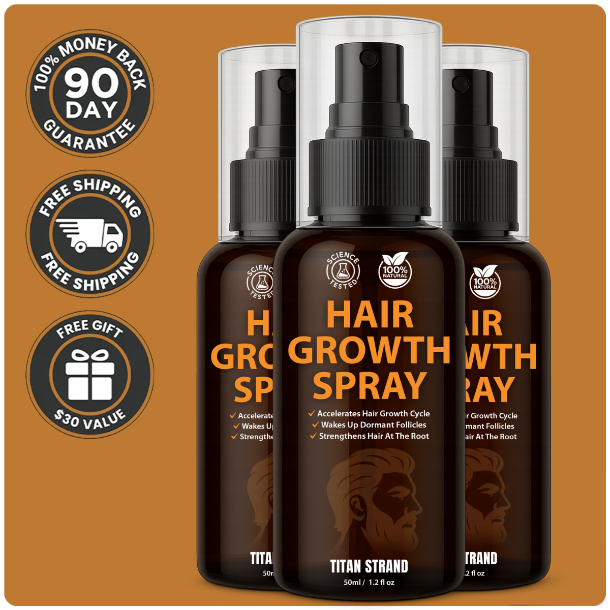 TITAN STRAND Hair Growth Spray