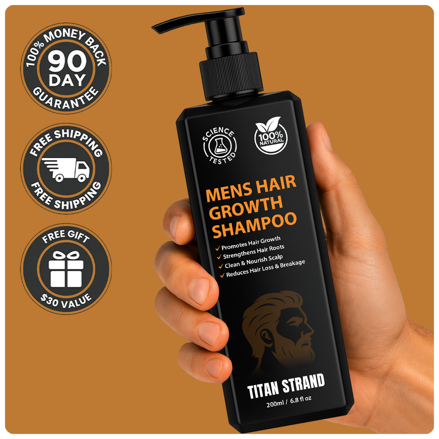 TITAN STRAND Ultimate Hair Growth Shampoo
